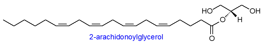 Formula of 2-arachidonoylglycerol