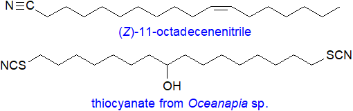 Formula for an alkyl cyanide and thiocyanate