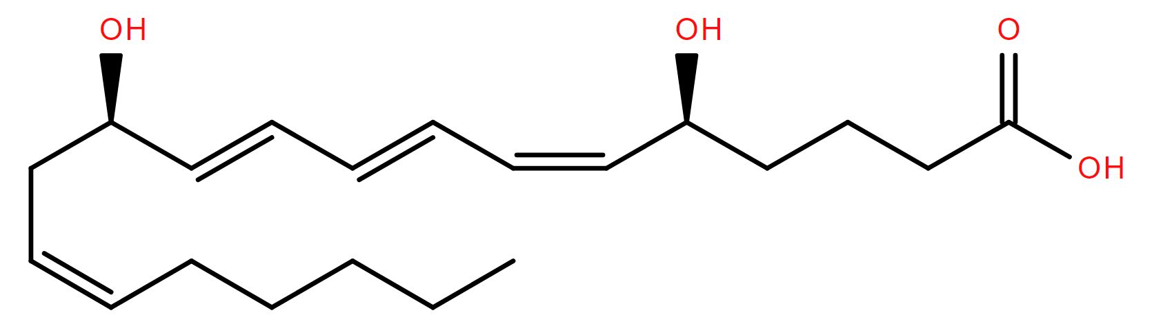 Leukotriene B4 structure