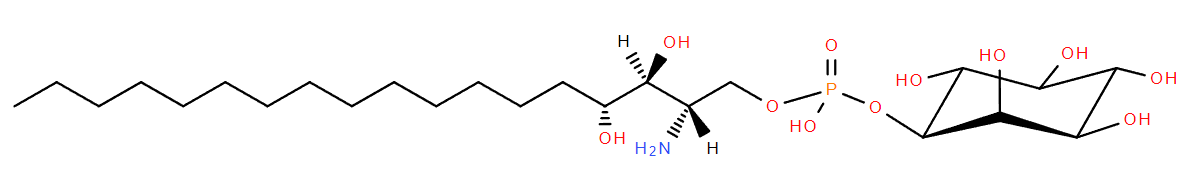 Lysoinositolphosphorylceramide structure