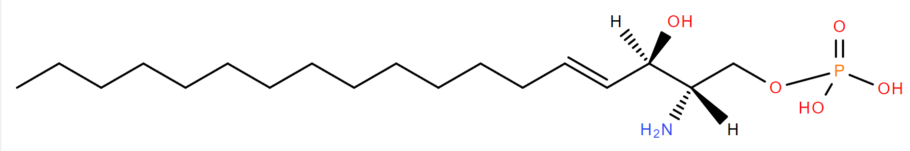 Sphingosine-1-phosphate structure