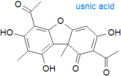 Formula of usnic acid