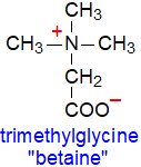 Structure of betaine