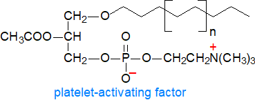 Formula of platelet-activating factor