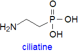 Formula of ciliatine