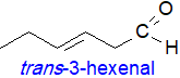 Formula of trans-3-hexenal