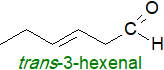 Formula of trans-3-hexenal