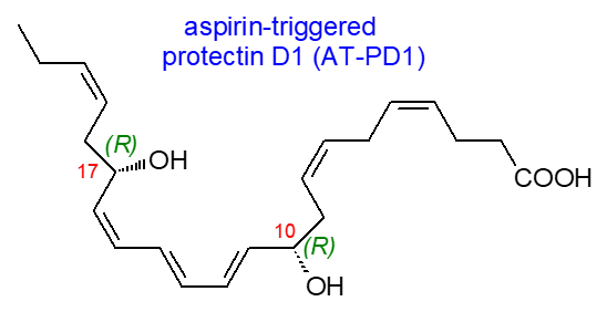 Structure of aspirin-triggered protectin D1