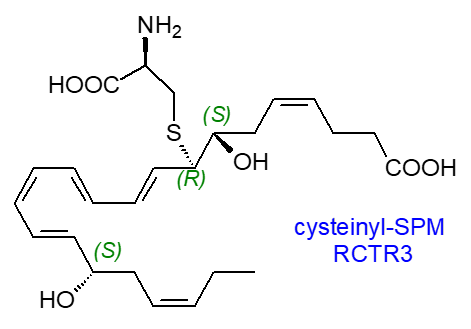 Formula of cysteinyl SPM RCTR3