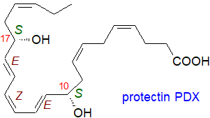 Formula of protectin PDX