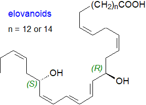 Formulae of elovanoids