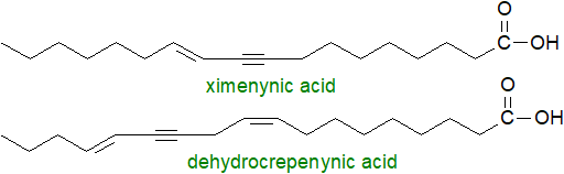 Ximenynic and dehydrocrepenynic acids