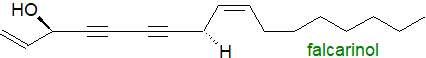 Formula of falcarinol