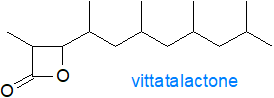 Formula of vittatalactone