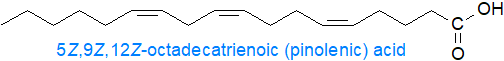 Formula of pinolenic acid