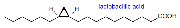 Formula of lactobacillic acid
