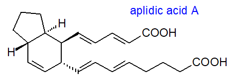 Formulae of aplidic acid A