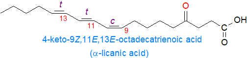 Structure of licanic acid