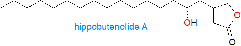 Formula of a butenolide