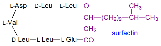 Formula of surfactin
