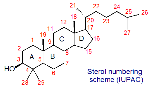 Formula of 5alpha-cholestan-3beta-ol