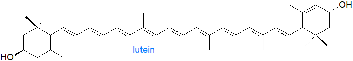 Formula of lutein