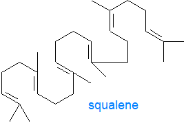 Formula of squalene