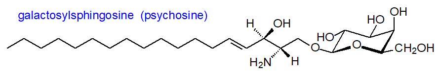Structure of galactosylsphingosine
