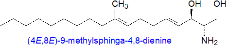 Structure of 9-methylsphinga-4,8-dienine