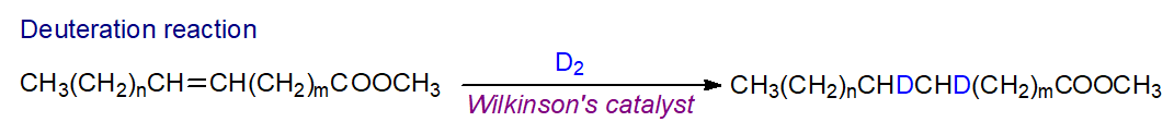 Deuteration with Wilkinson's catalyst