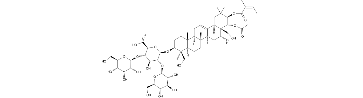 Structural drawing of beta-escin